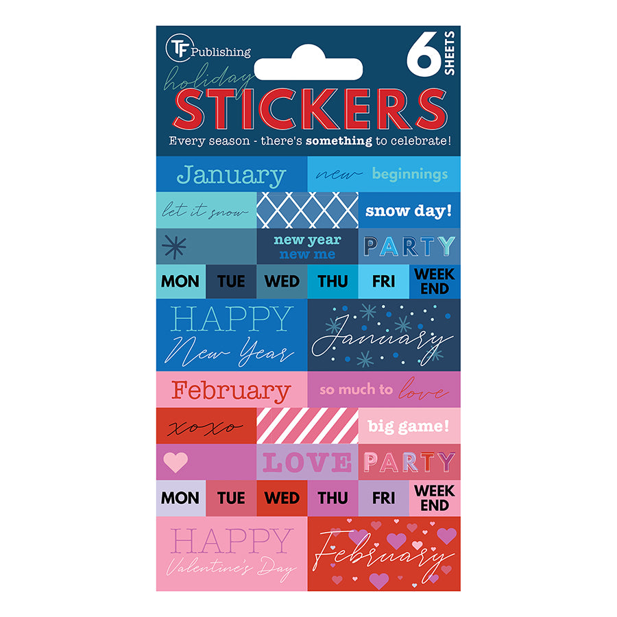 January silly holidays kit  Free printable planner stickers, Silly  holidays, Planner printables free